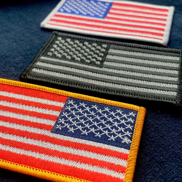 Specialty American Flag Emblems
