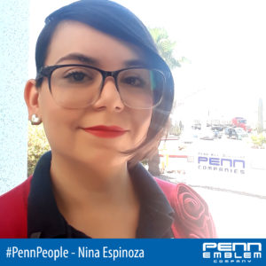 #PennPeople: Meet Nina Espinoza, a Penn Emblem Digitizer and Customer Support Representative blog - #PennPeople: Meet Nina Espinoza, a Penn Emblem Digitizer and Customer Support Representative